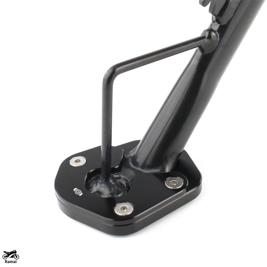 並行輸入品 ヤマハ YZF-R125 MT-125 XSR125 サイド スタンド パッド