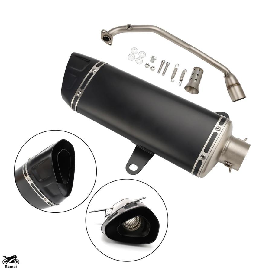 並行輸入品】 フロント テール パイプ スリップオン エキゾースト