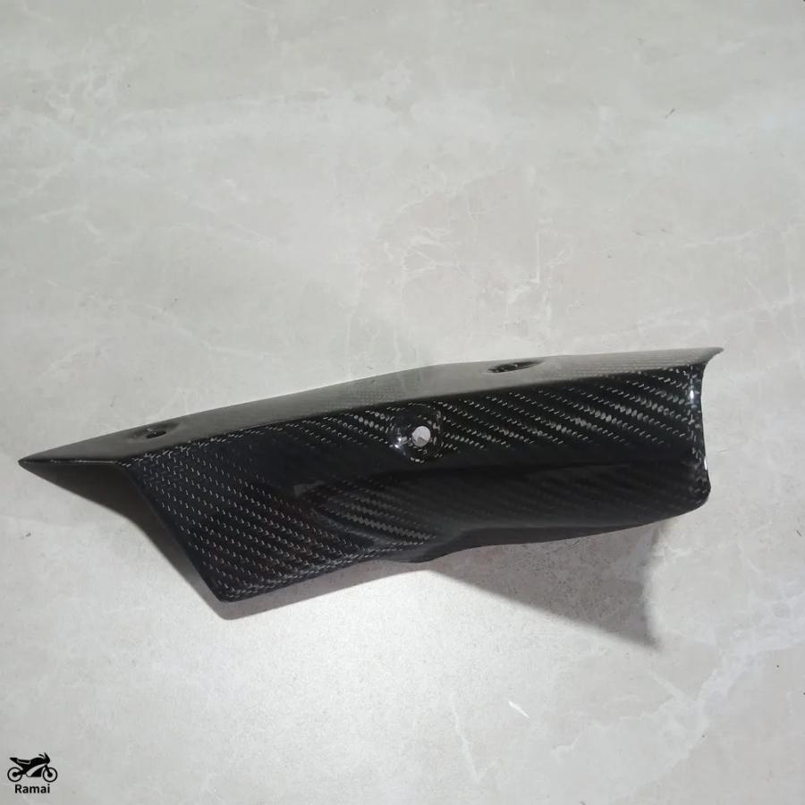 並行輸入品 バイク カーボン エキゾースト カバー Heat シールド