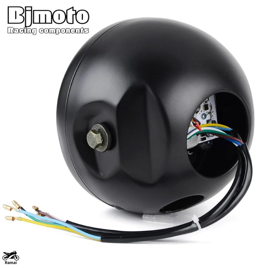 並行輸入品 7.0 インチ 汎用 カフェレーサー バイク LED ヘッド ランプ