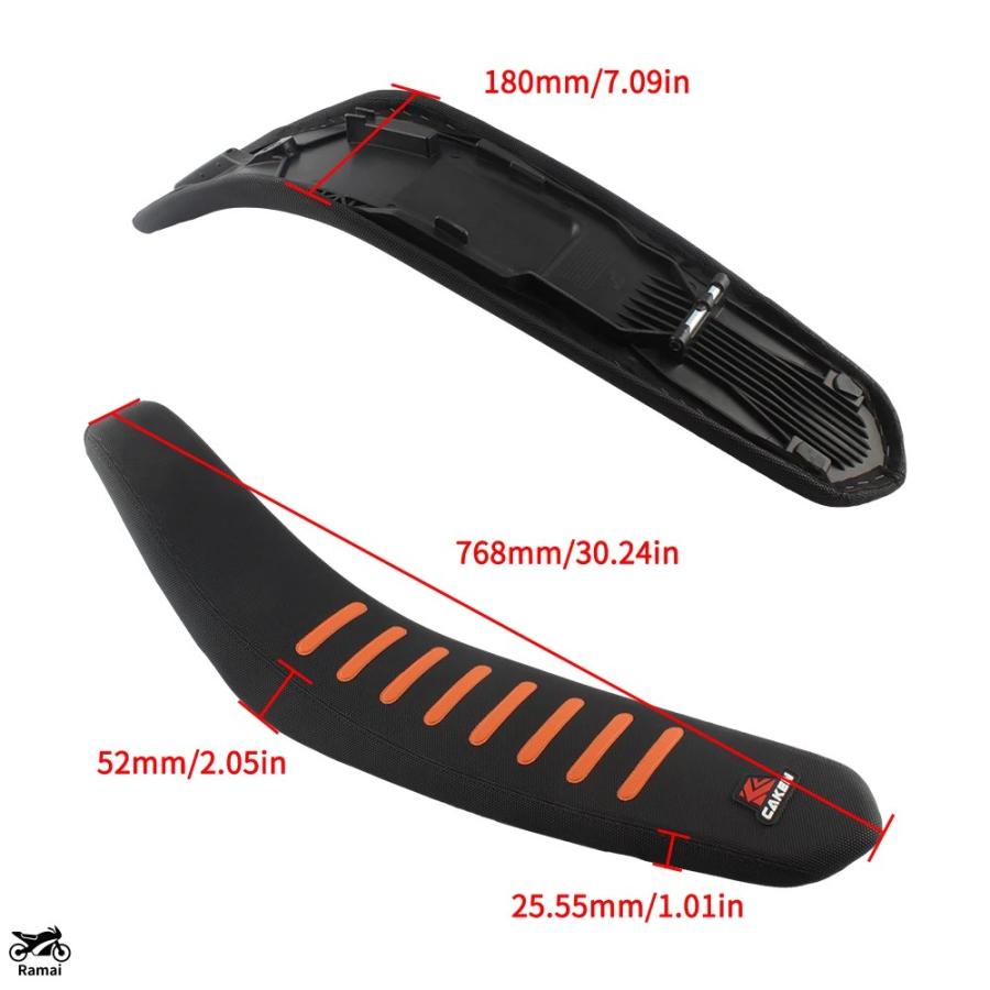 並行輸入品 エンデューロ シート モトクロス KTM サドル ロー Post スポーツ レーシング EXC EXCF SX SXF XC XCF XCW XCFW 2020年-2023 ダート バイク カス_2