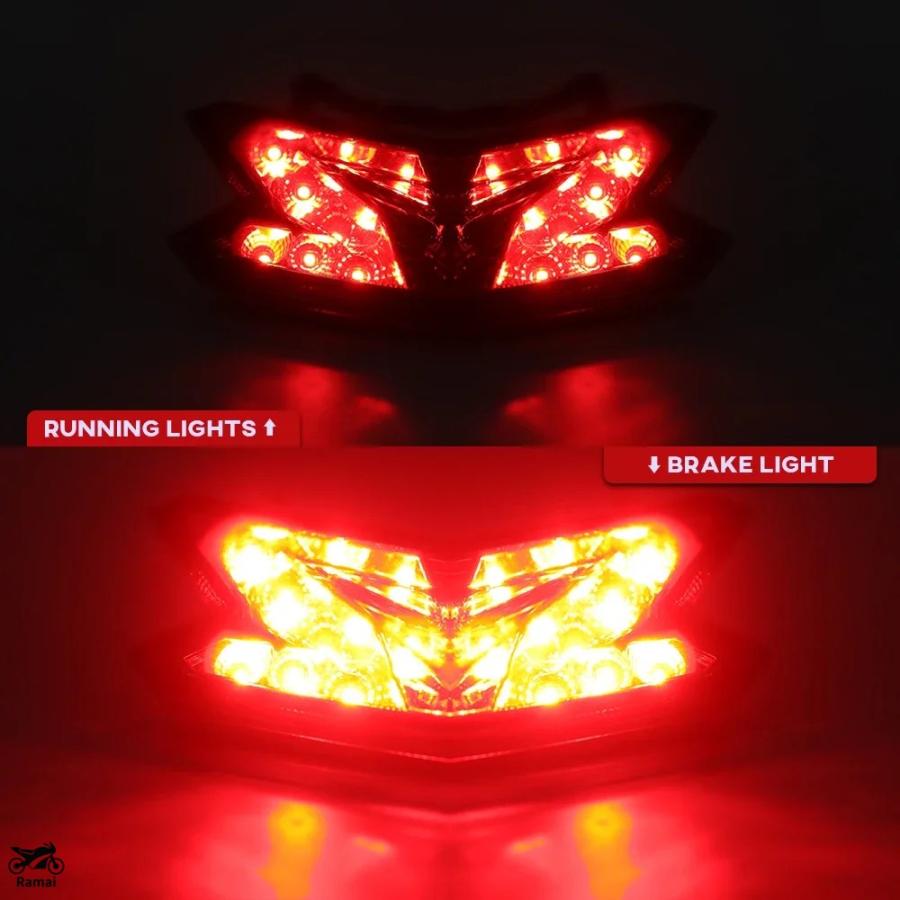 並行輸入品】 LED テールライト カワサキ Z125 Z800 ZX6R ニンジャ