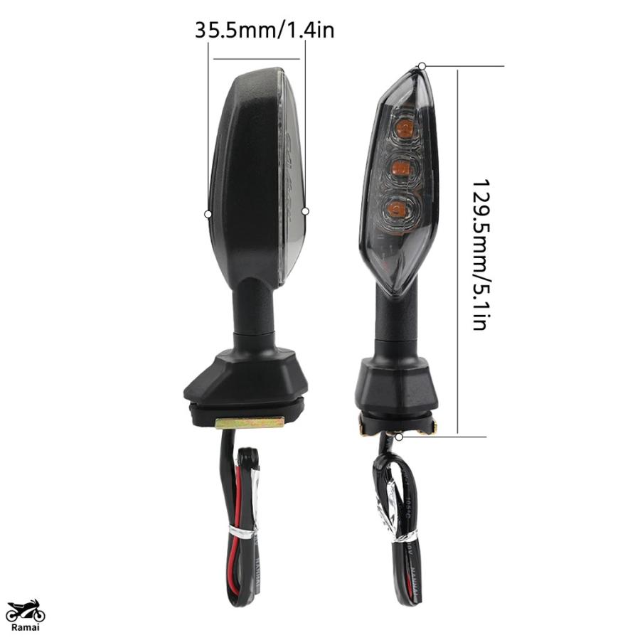 並行輸入品 リア バイク LED ウィンカー カワサキ ニンジャ 250 300