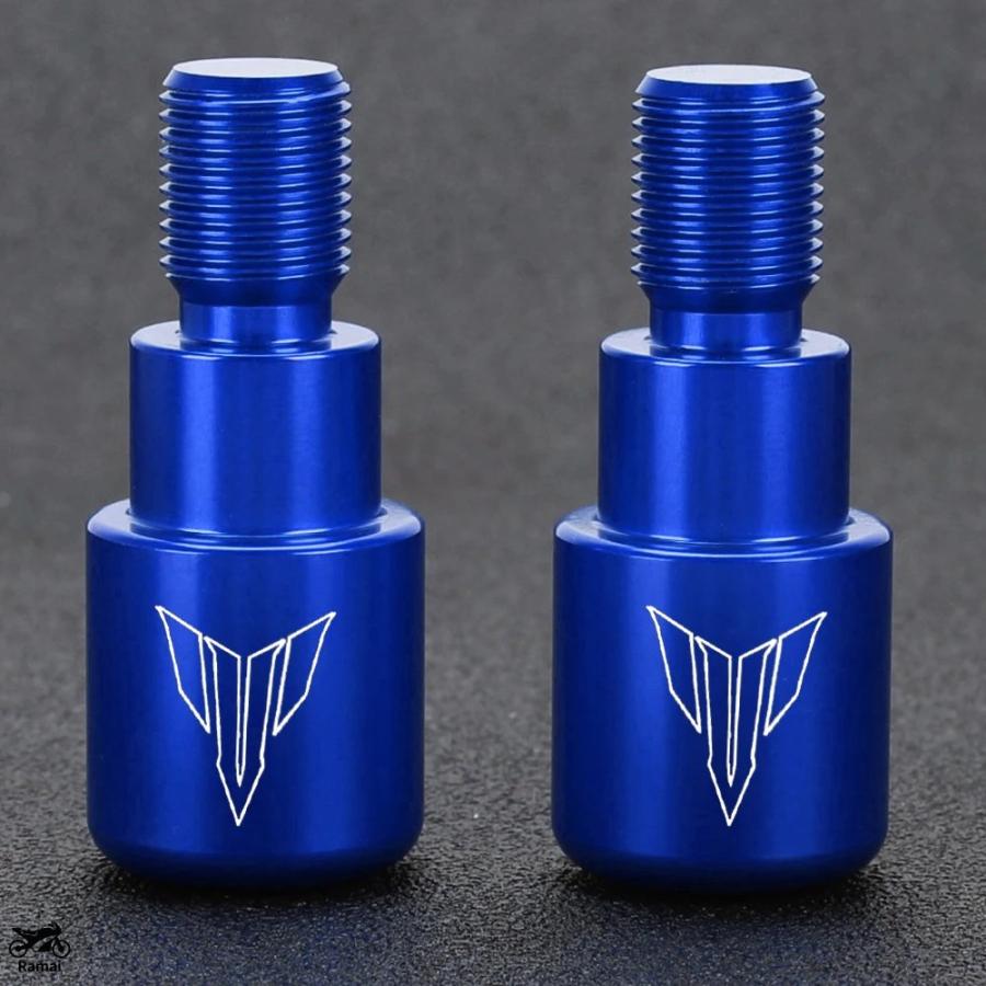 ハンドグリップ Amazon | アルミ製 ハンドル グリップ 22.2mm バーエンド 一体型 銀