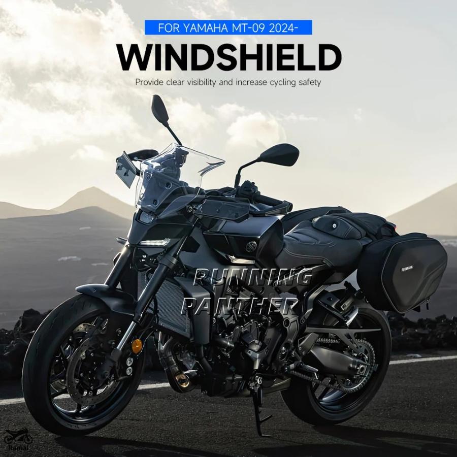 並行輸入品】 MT09 2024 風防 ディフレクター 風よけ ウインドシールド