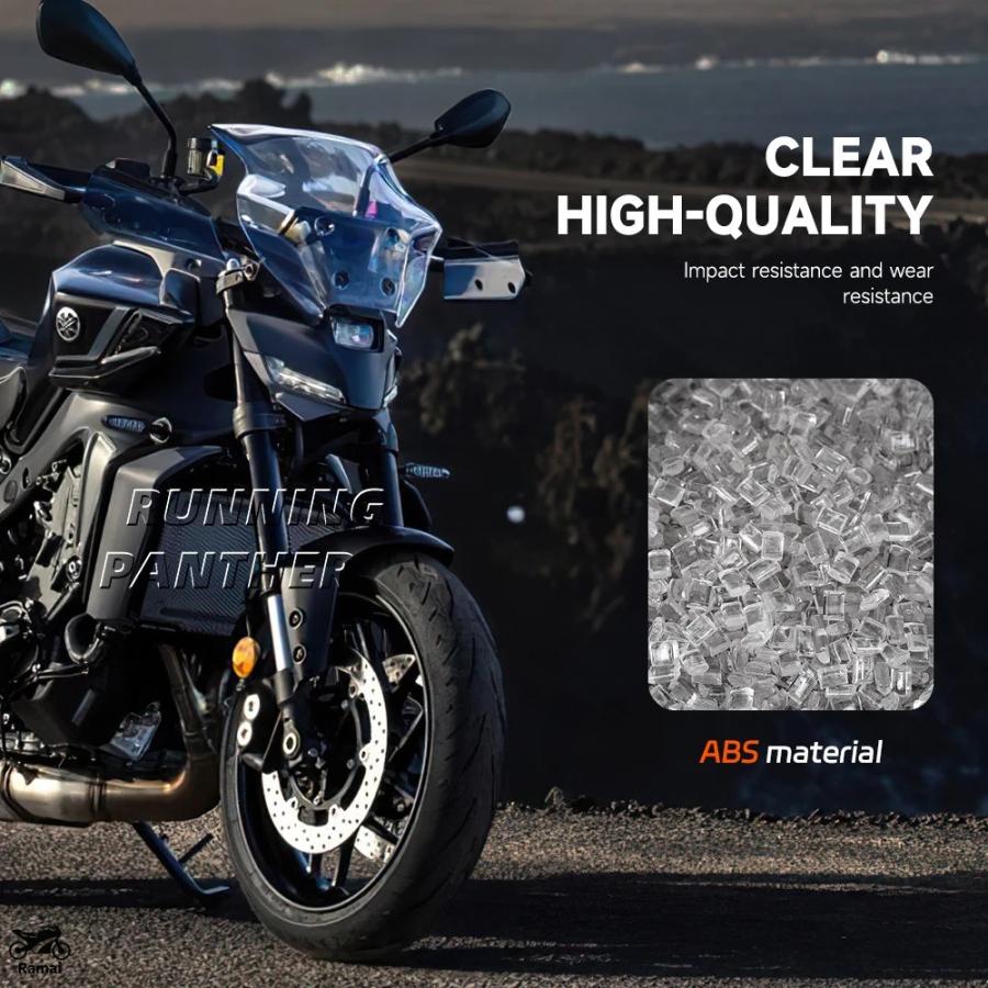 並行輸入品】 MT09 2024 風防 ディフレクター 風よけ ウインドシールド