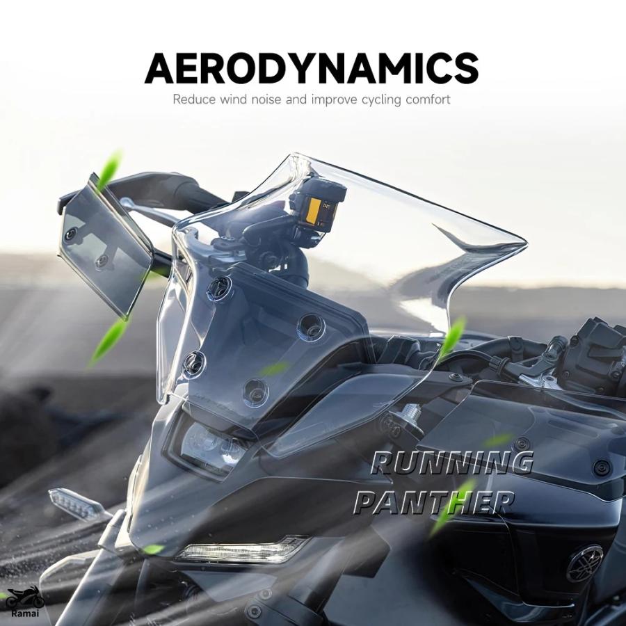 並行輸入品】 MT09 2024 風防 ディフレクター 風よけ ウインドシールド