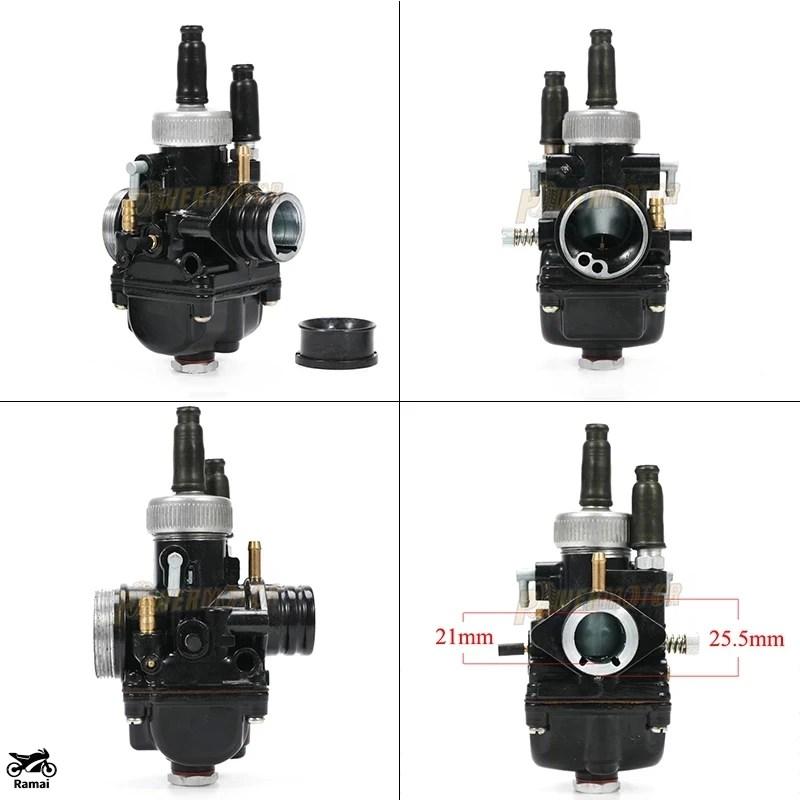 並行輸入品】 Dellorto キャブレター 17 17.5 19 19.5 21 PHBG 2