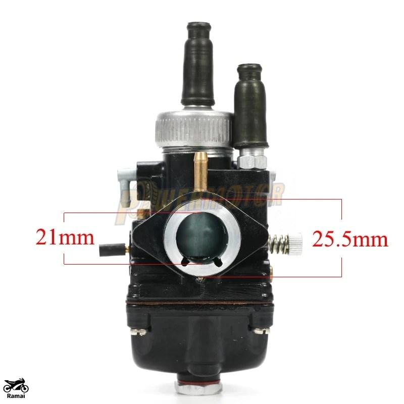 並行輸入品】 Dellorto キャブレター 17 17.5 19 19.5 21 PHBG 2