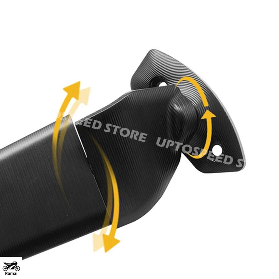 ZX4R ZX4RR バイク 風防 ウィング ミラー カワサキ ZX 400 R RR