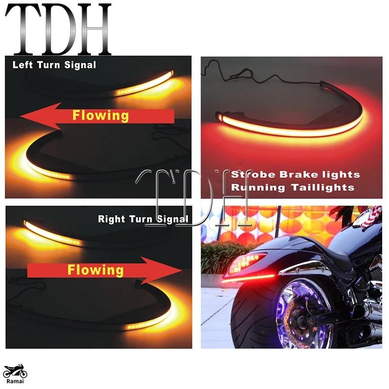 並行輸入品】 レッド アンバー オレンジ LED フェンダー ライト テール