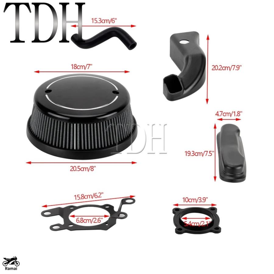 【専用】 並行輸入品】 Turbine バイク ハイ- エアー クリーナー インテーク