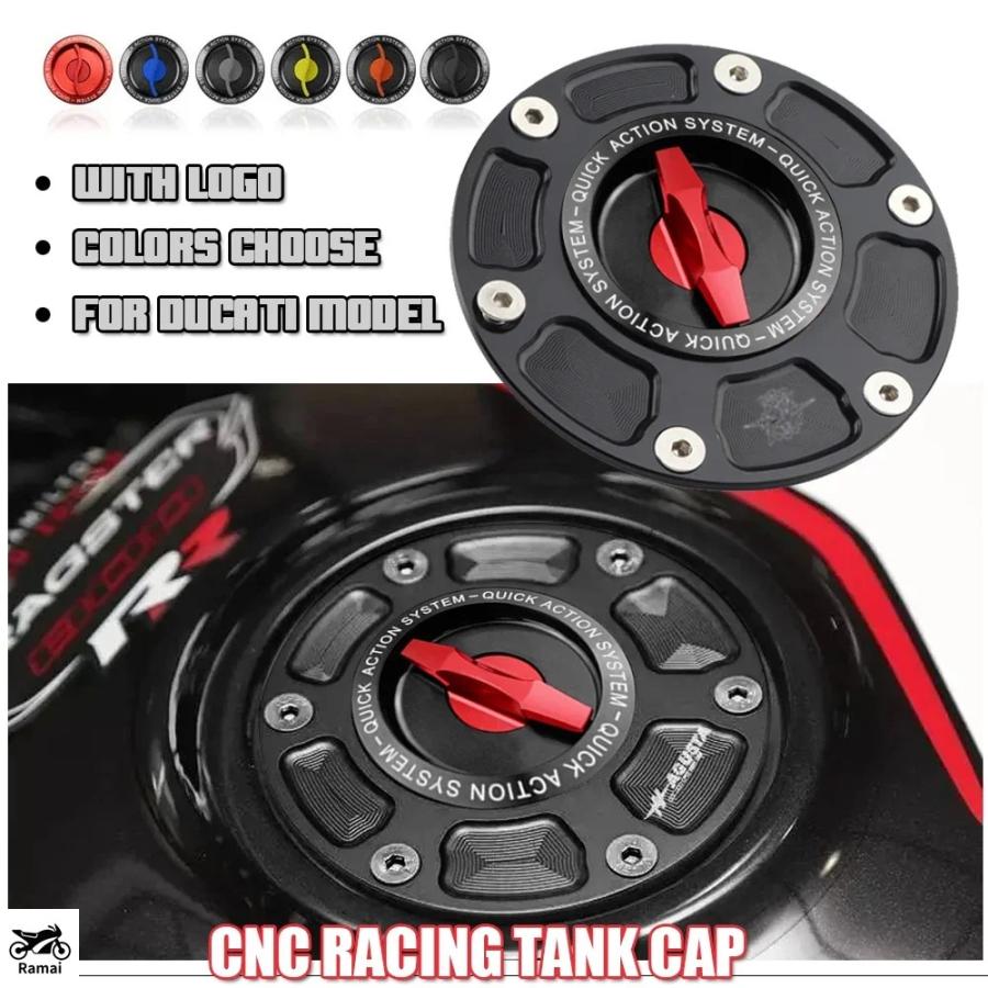 並行輸入品】 CNC レーシング バイク ガソリン タンク キャップ