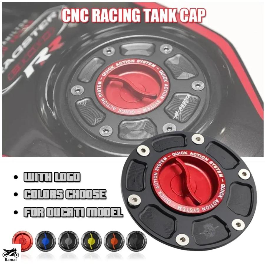 並行輸入品 CNC レーシング バイク ガソリン タンク キャップ Quickly