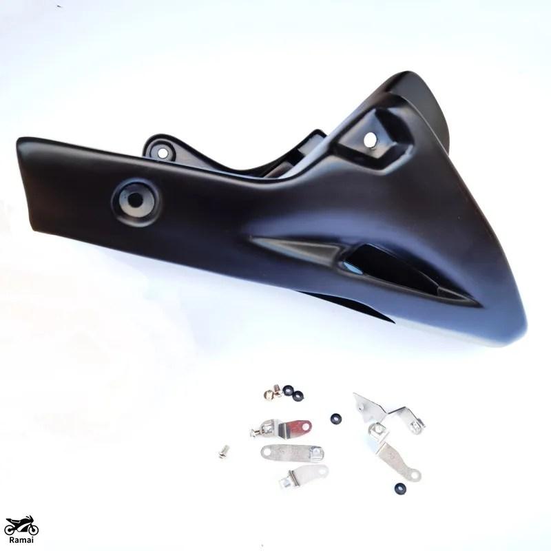 並行輸入品 エンジン スポイラー Belly Pan スズキ SV650 SV650X SV650S SV650N 1999年-2015年 / DL650 V Strom 650 2004年-2011年 2004年+ マット ブラッ_3