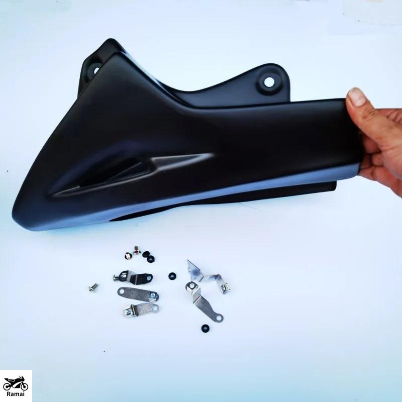 並行輸入品 エンジン スポイラー Belly Pan スズキ SV650 SV650X SV650S SV650N 1999年-2015年 / DL650 V Strom 650 2004年-2011年 2004年+ マット ブラッ_4