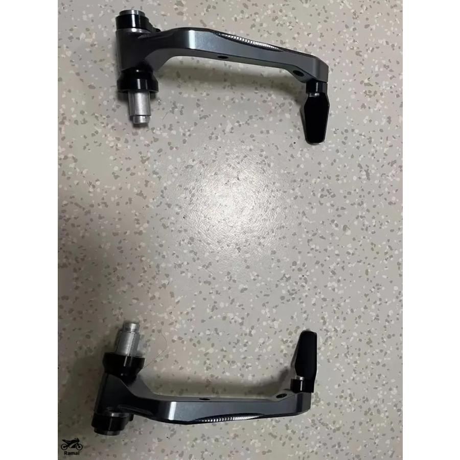 並行輸入品 カワサキ ニンジャ 650 Z900/RS Z650 ZX14R Z400 ハンドル バー ブレーキ クラッチ レバー プロテクター ガード ハンドル 7/8in 22mm CNC アル_7