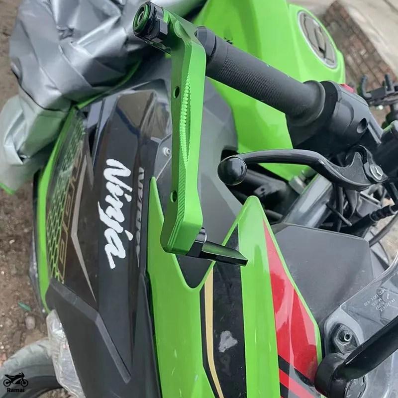 並行輸入品 カワサキ ニンジャ 650 Z900/RS Z650 ZX14R Z400 ハンドル バー ブレーキ クラッチ レバー プロテクター ガード ハンドル 7/8in 22mm CNC アル_8