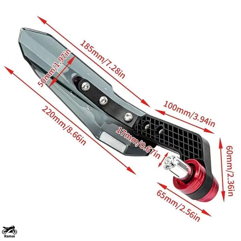 並行輸入品】 バイク ハンドガード シールド ハンド ガード