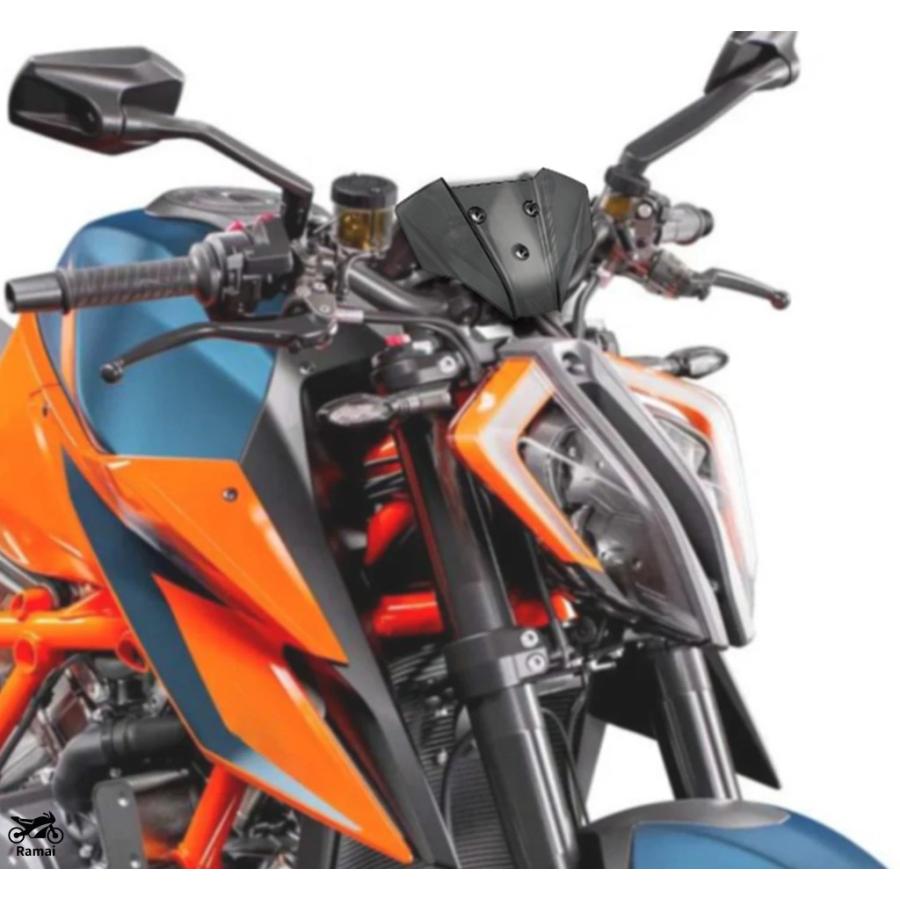 並行輸入品】 2023 KTM 1290 Superデューク R MY20 バイク 風よけ 風防