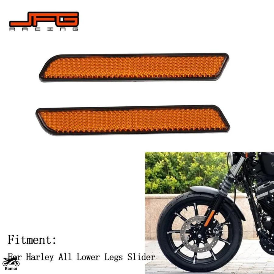 並行輸入品】 バイク 2 PCS フロント フォーク サイド リフレクター