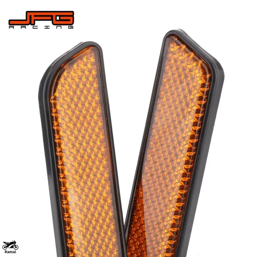 並行輸入品】 バイク 2 PCS フロント フォーク サイド リフレクター