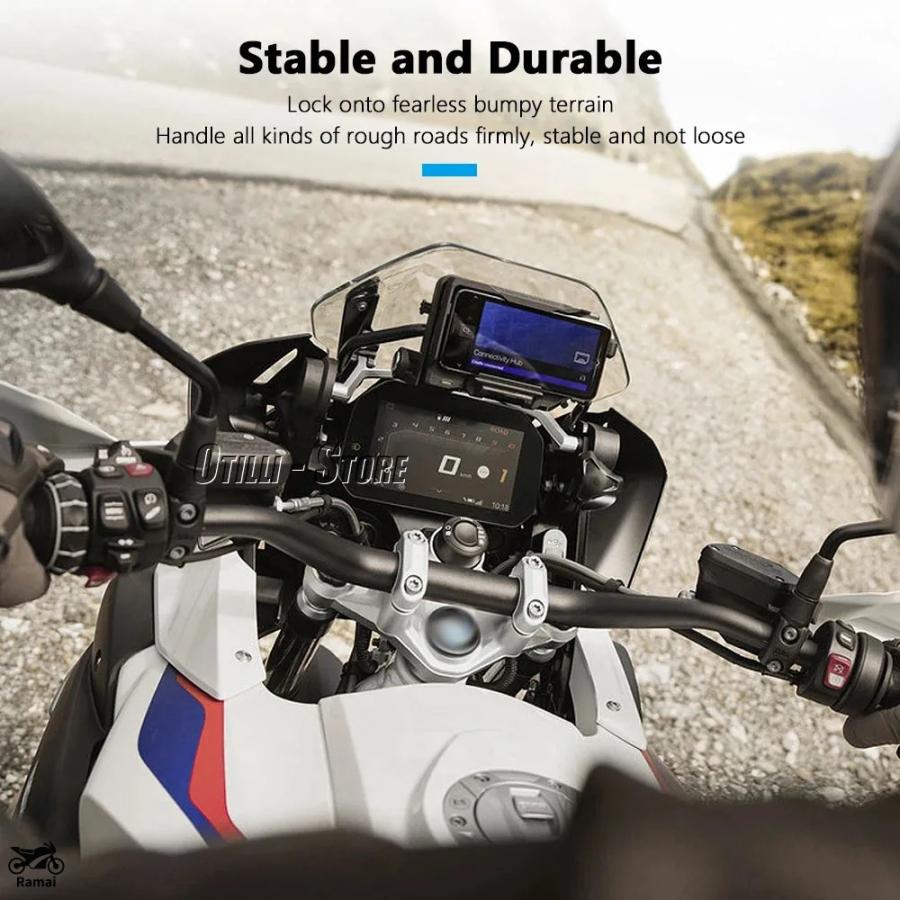 並行輸入品 バイク ワイヤーless Charging GPS スマホ ホルダー Navigation ブラケット BMW R1200GS  R1250GS ADV F850GS F750GS F800GS F700GS R1300GS カ GPS プレート ブラケット アダプト ホルダー R1250GS用 R1200GS用 LC用 ADV用 F750GS用 F650GS