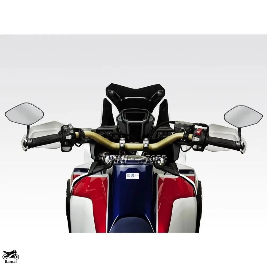 並行輸入品 バイク ハンドル エンド サイド ミラー ホンダ CRF1100AL
