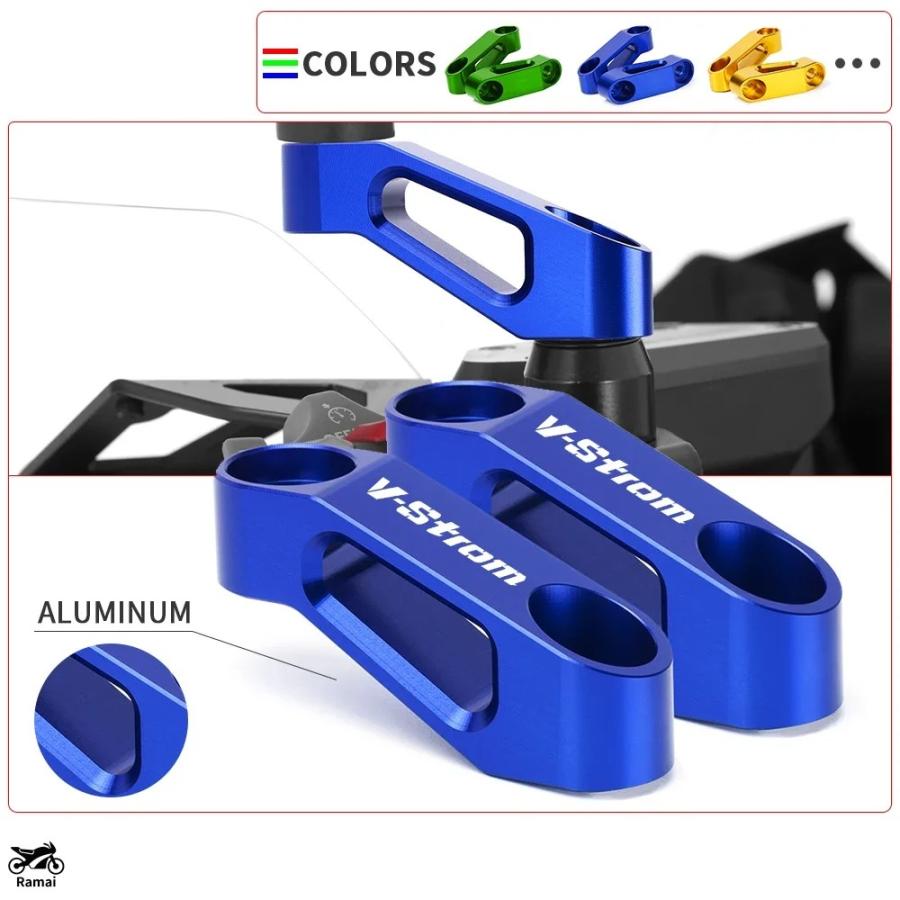 Verkleidungsschrauben-Set Für Suzuki V-Strom - Alu-Schrauben & Clips Für DL250, DL650, DL1000, DL1050