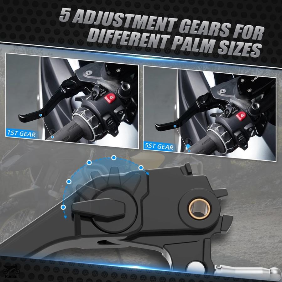 並行輸入品】 NICECNC ショートy ブレーキ クラッチ レバー BMW