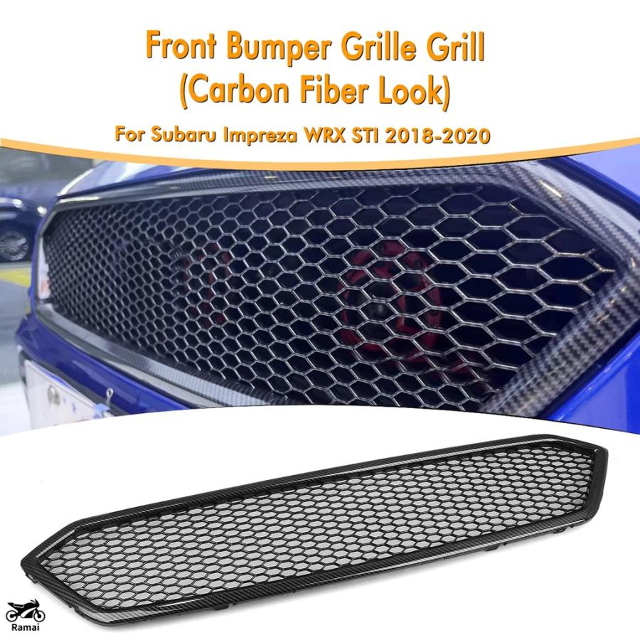 並行輸入品】 フロント グリル レーシング スバル インプレッサ WRX