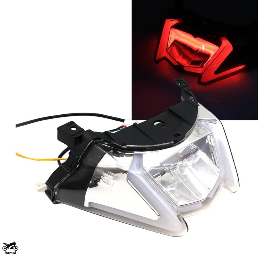 ライト ウインカー オートバイリア LED ブレーキテールライト統合ターン