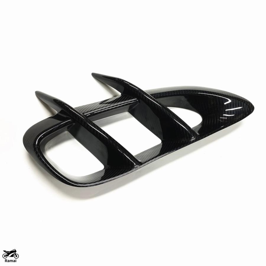 並行輸入品 サイド フード エアベント カバー ポルシェ 718 ボクスター ケイマン 2016年-2020年 カーボン フェンダー Scoop インテーク ボンネット フレー_6
