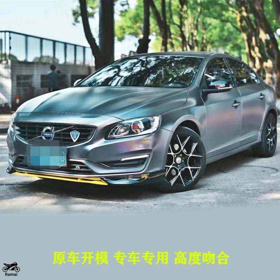 並行輸入品】 ブラック ＆ カーボン バンパー フロント リップ