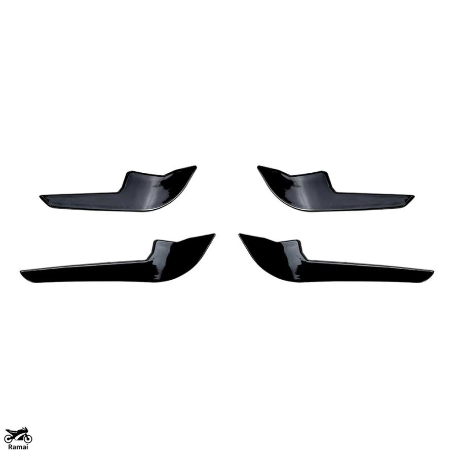 並行輸入品 フロント サイド バンパー フィン スプリッター エアー