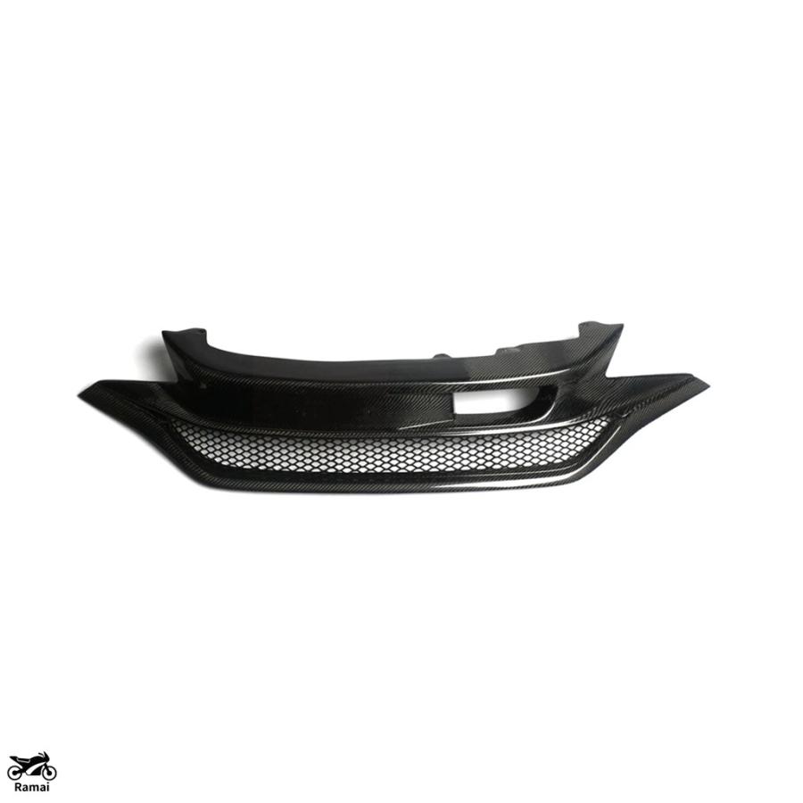 並行輸入品 本物 カーボン フロント グリル レーシング ホンダ