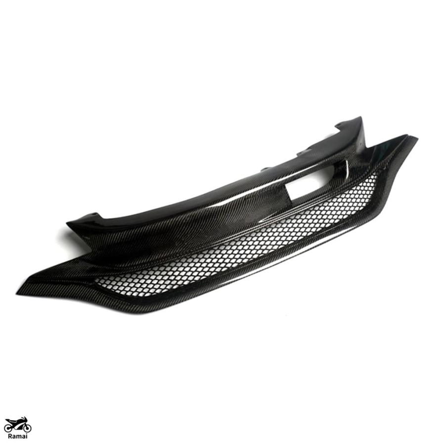 並行輸入品 本物 カーボン フロント グリル レーシング ホンダ