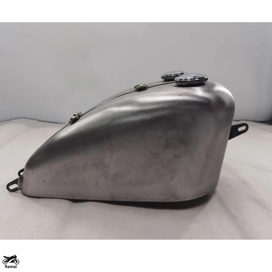 並行輸入品】 10L バイク ガソリン タンク ハーレー ダイナ 未塗装