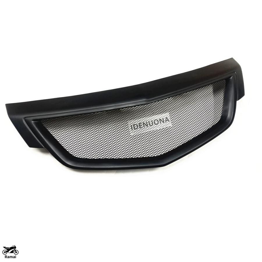 並行輸入品 フロント グリル アキュラ TL 2012年-2014年 4 ドア ガラス/カーボン ハニカム バンパー インテーク フード メッシュ グリル カスタム パーツ_5