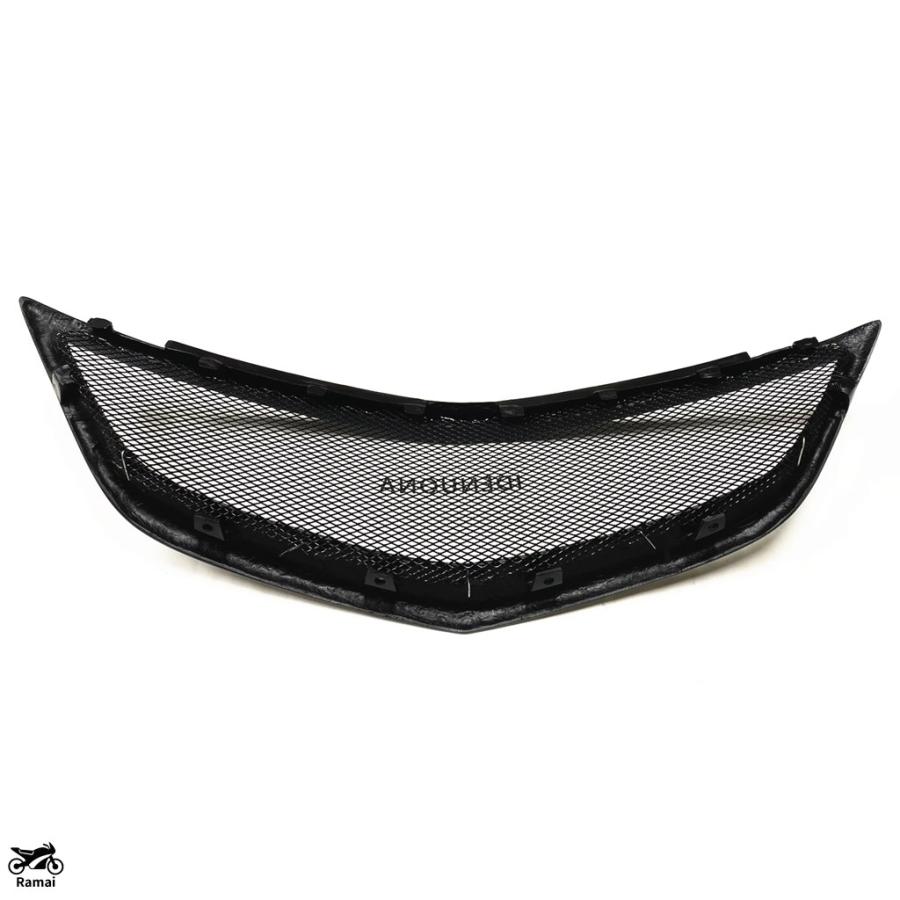 【並行輸入品】 フロント グリル グリル アキュラ ILX 2013年- 2014年 2015年 4 ドア カーボン/ガラス ハニカム バンパー フード メッシュ キット カスタム パの画像
