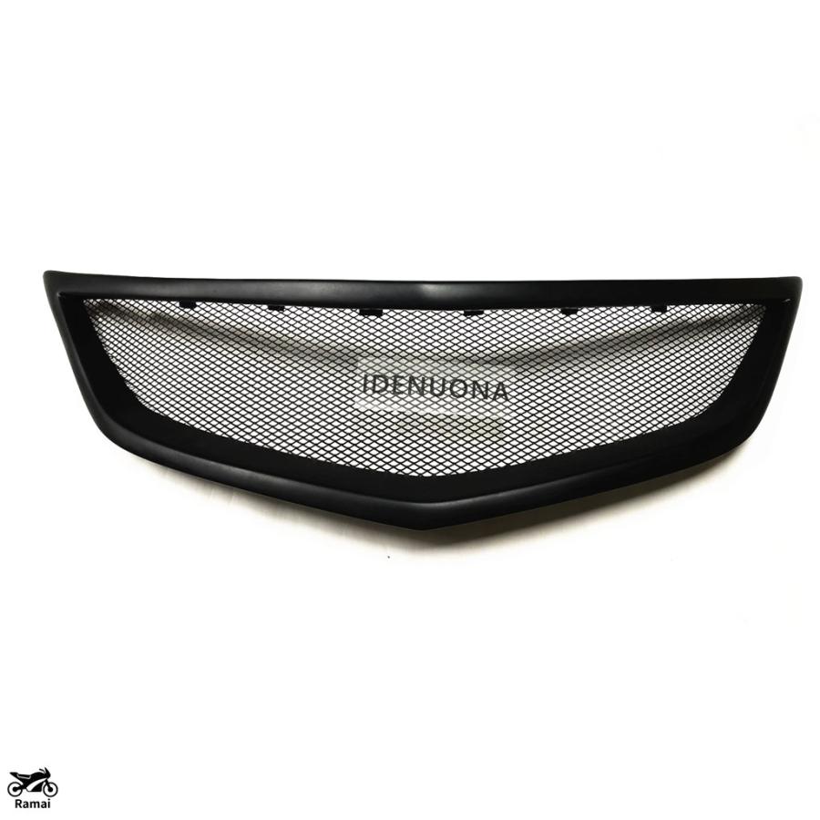【並行輸入品】 フロント グリル グリル アキュラ ILX 2013年- 2014年 2015年 4 ドア カーボン/ガラス ハニカム バンパー フード メッシュ キット カスタム パの画像