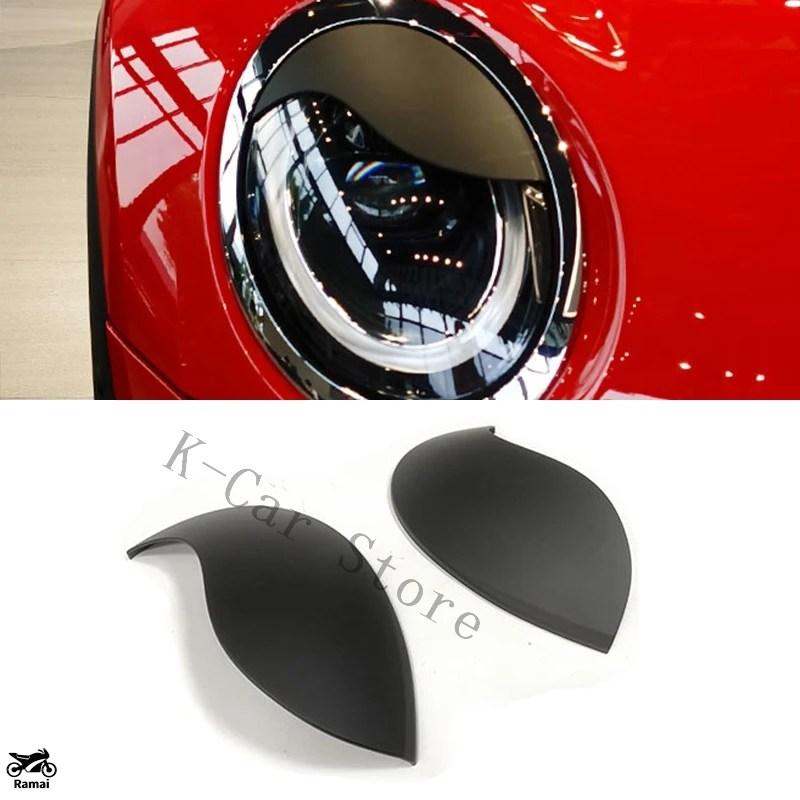  MINI ミニ ヘッドライト用 アイライン タイプ1 R55～R59 並行輸入品 2 Pcs BMW ミニクーパー F54 F55 F56 F57 R55-R59 ヘッド