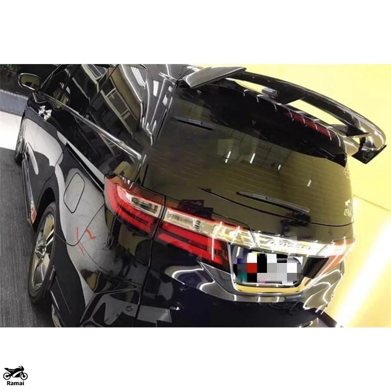 【並行輸入品】 汎用 本物 カーボン ルーフ アクセサリー スポイラー OLD ホンダ オデッセイ トランク テール ウィング キット 2000年-2023 カスタム パーツの画像