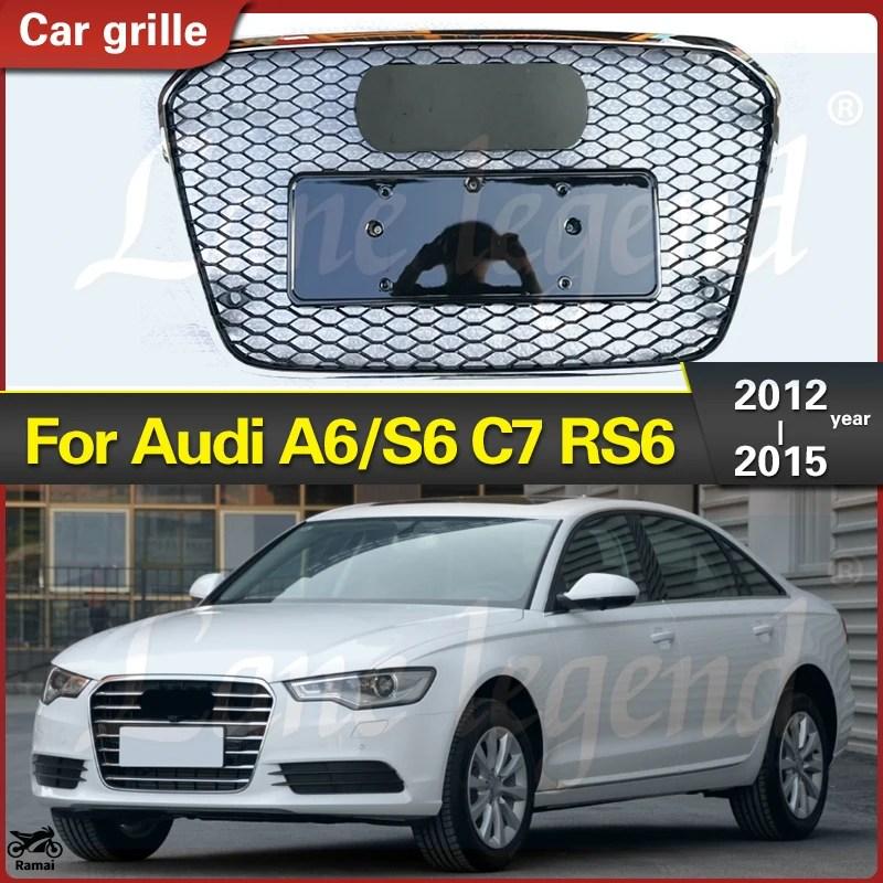 並行輸入品 グリル アウディ A6/S6 C7 2012年 2013年 2014年 2015年 