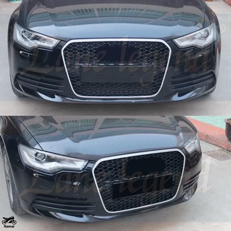 並行輸入品 グリル アウディ A6/S6 C7 2012年 2013年 2014年 2015年 