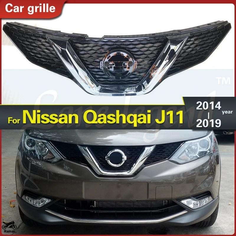 並行輸入品 ニッサン キャシュカイ J10 2008年-2013年 キャシュカイ J11 2014年-2022年 Envアイアンment 製造al フロント グリル レーシング グリル 1PC カ_6