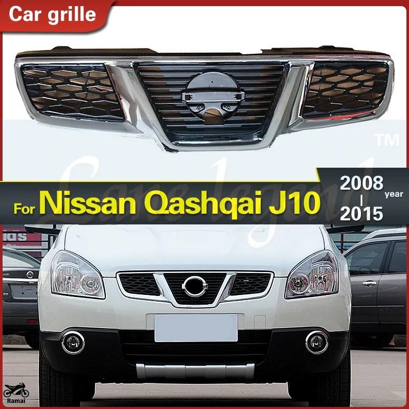 並行輸入品 ニッサン キャシュカイ J10 2008年-2013年 キャシュカイ J11 2014年-2022年 Envアイアンment 製造al フロント グリル レーシング グリル 1PC カ_7