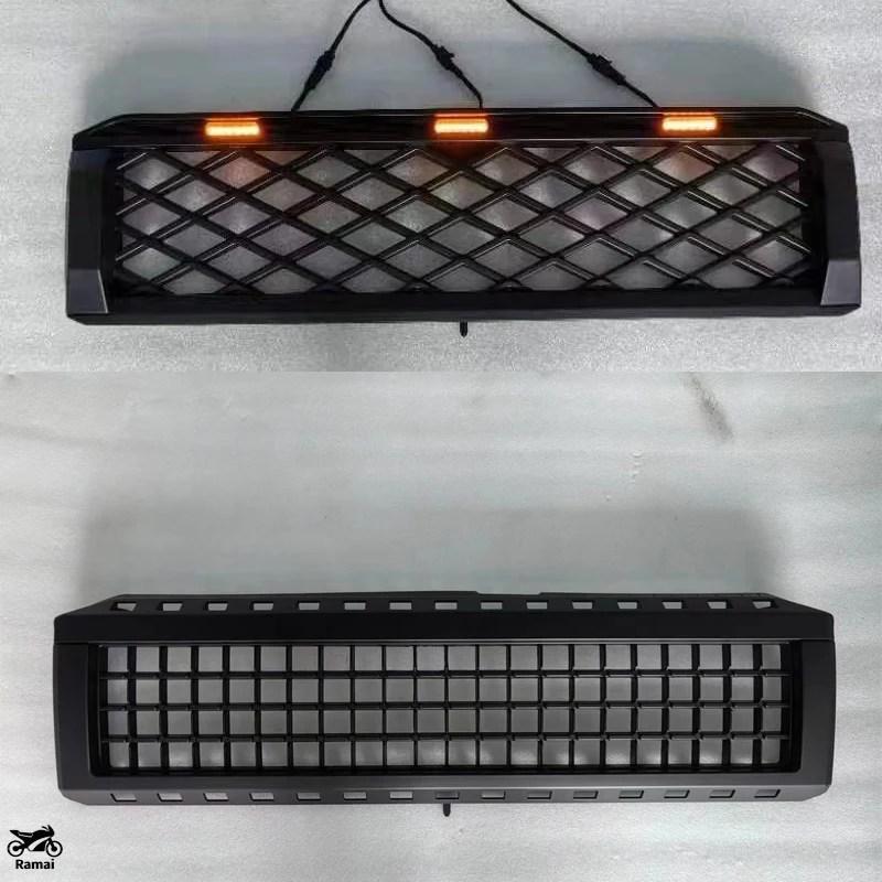 並行輸入品 LED フロント グリル トヨタ ランドクルーザー Fj 75 LC76 2008年-2022年 マスク バンパー メッシュ レーシング グリル カスタム パーツ_3