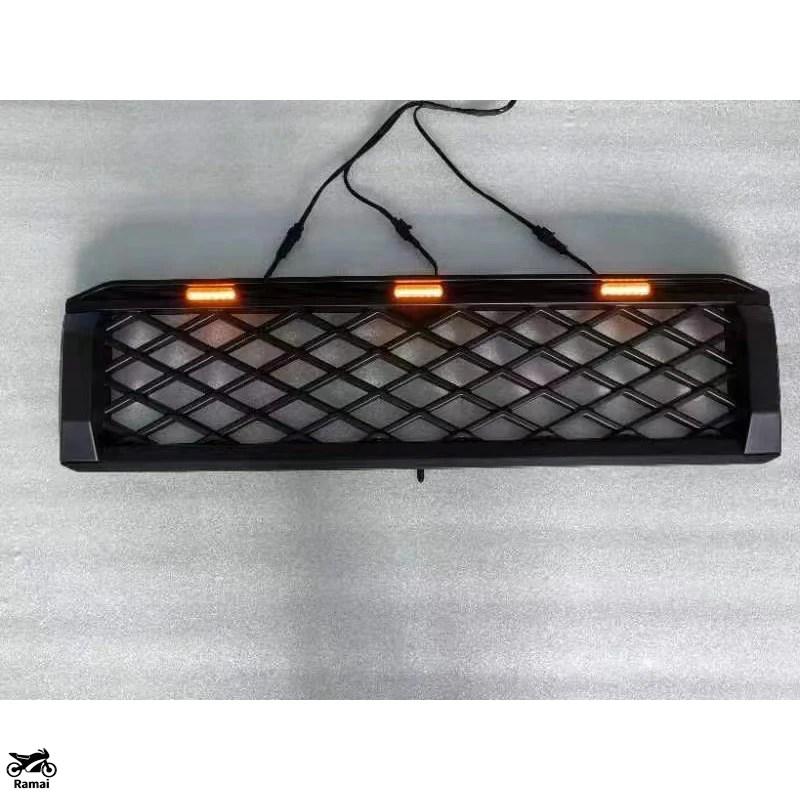 並行輸入品 LED フロント グリル トヨタ ランドクルーザー Fj 75 LC76 2008年-2022年 マスク バンパー メッシュ レーシング グリル カスタム パーツ_5