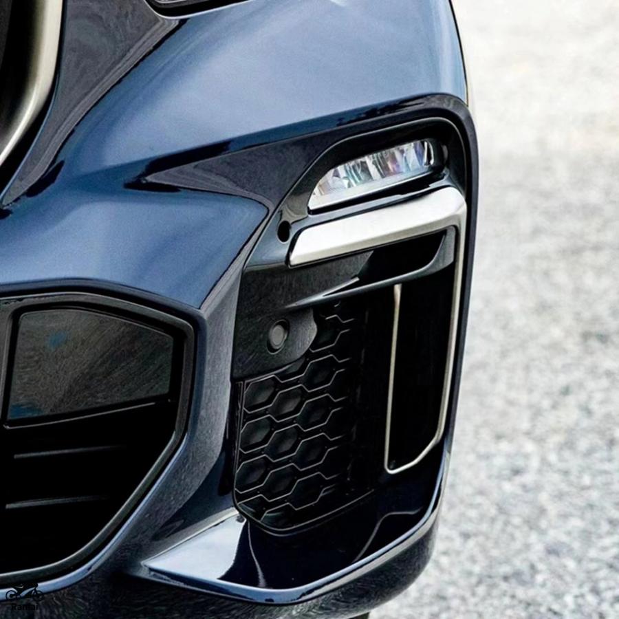 【並行輸入品】 フロント バンパー フォグ ライト エアベント グリル フレーム Cerium カバー B ランプ インテーク グリル BMW X5 G05 2019年 2020年 2021年 2の画像